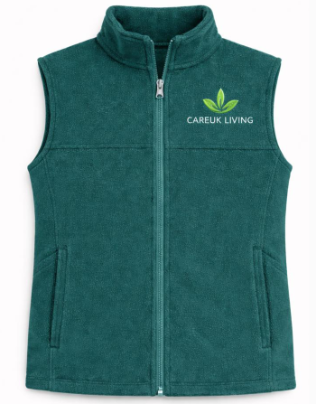 Green Fleece Vest