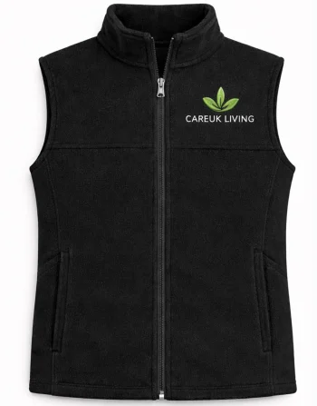 Black Fleece Vest